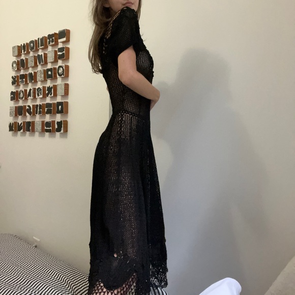 Vintage Crochet Maxi Dress - Picture 5 of 5